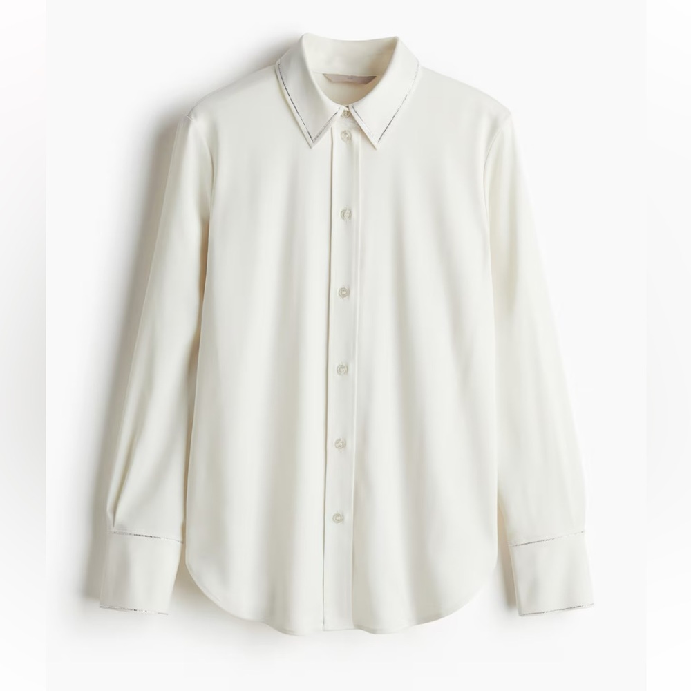 H&M rhinestone blouse. Women size S & M available